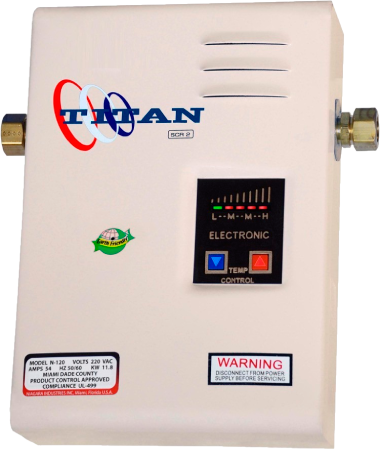 Calentador de Agua Eléctrico 54 amp 220V TITAN SCR-2