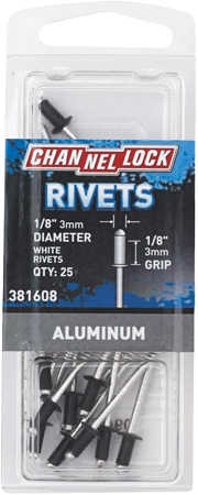 Remaches de Aluminio 1/8" CHANNEL LOCK 381608