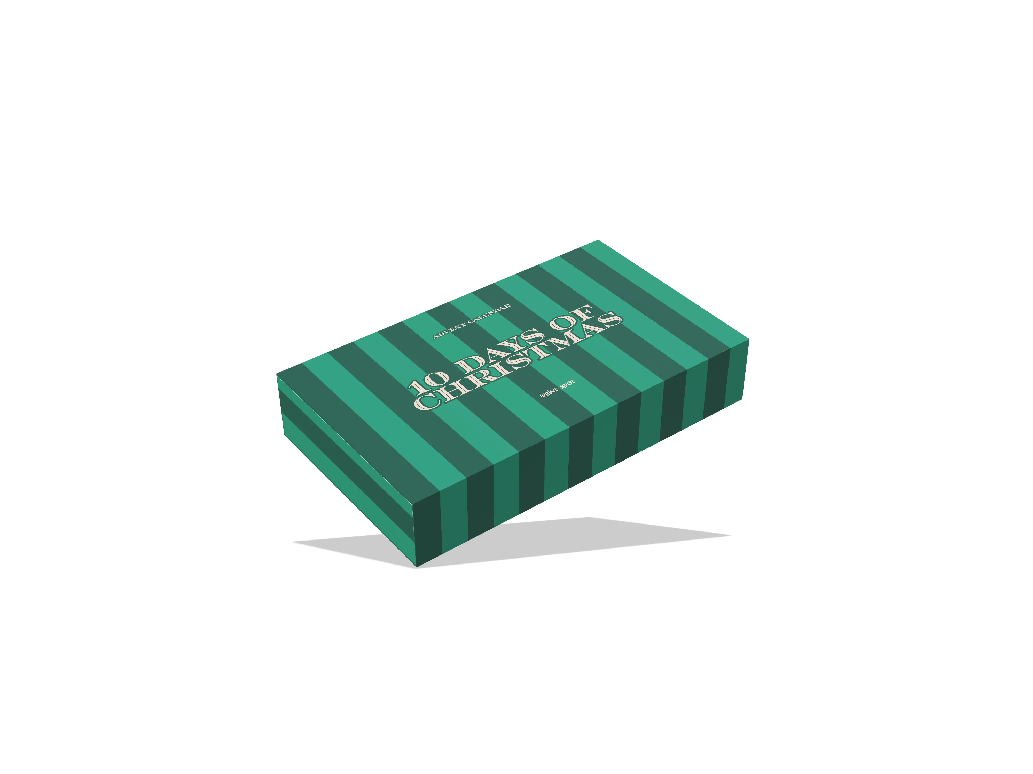 Pack x12 | Caja Adviento Rectangular (10 Días)