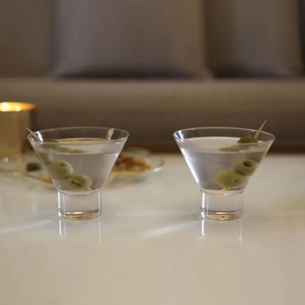 Vasos De Vidrio 150 ml 2 Piezas DANNY HOME CRY02