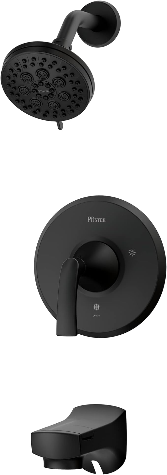 Valvula Para Bañera Monocomando Negra PFISTER