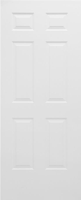 Puerta Metálica 6 Paneles 80" x 1-1/2" 