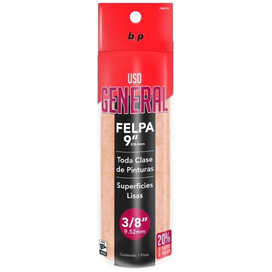 Felpa para Pintar 1-1/4" x 9'' BYP FMD49-main-image