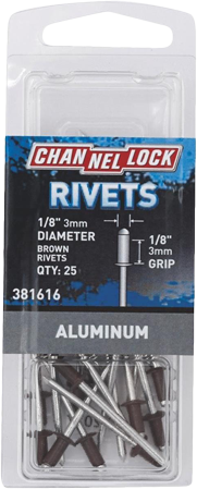 Remaches de Aluminio 1/8" CHANNEL LOCK 381616